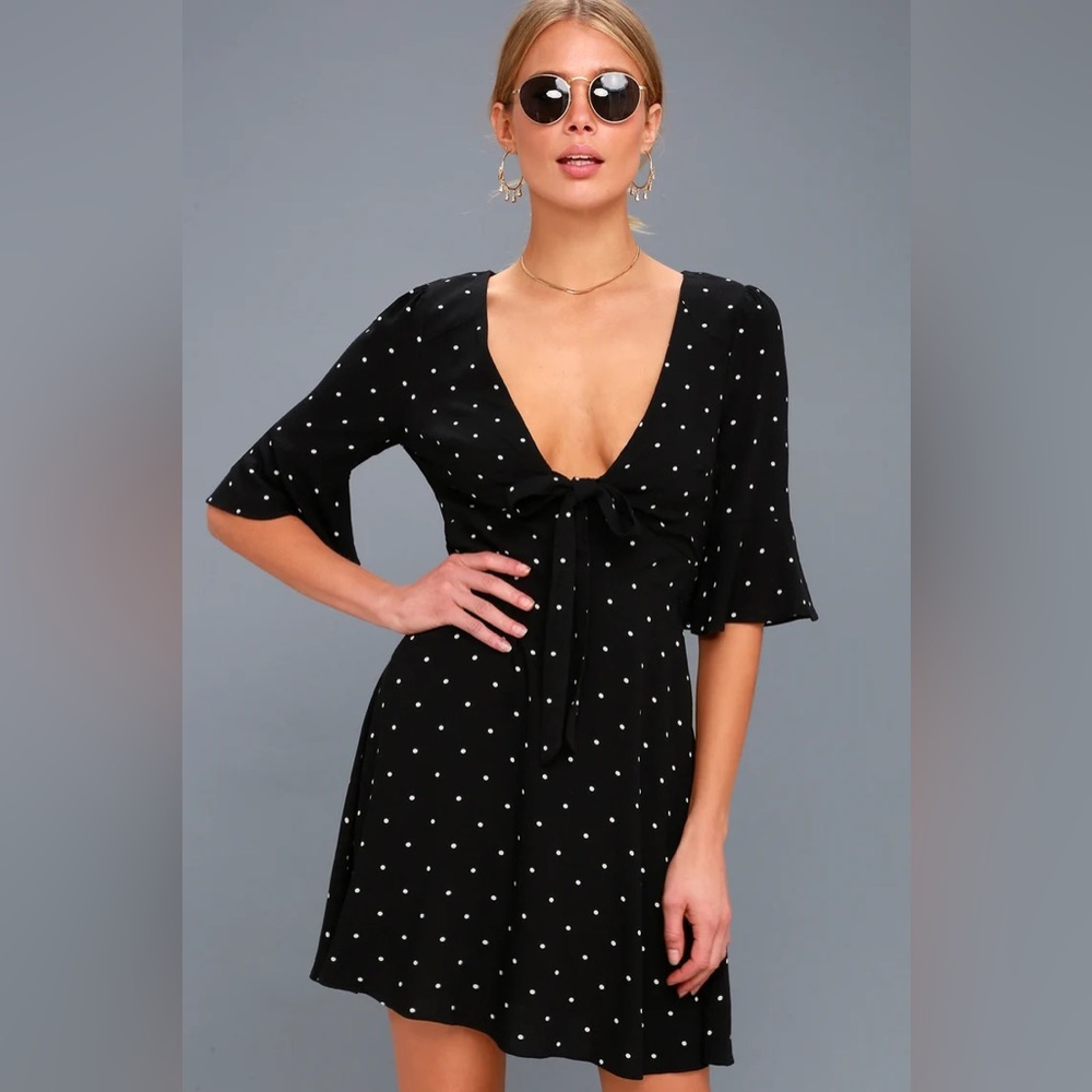 NWT Free People All Yours Dot Mini Dress
